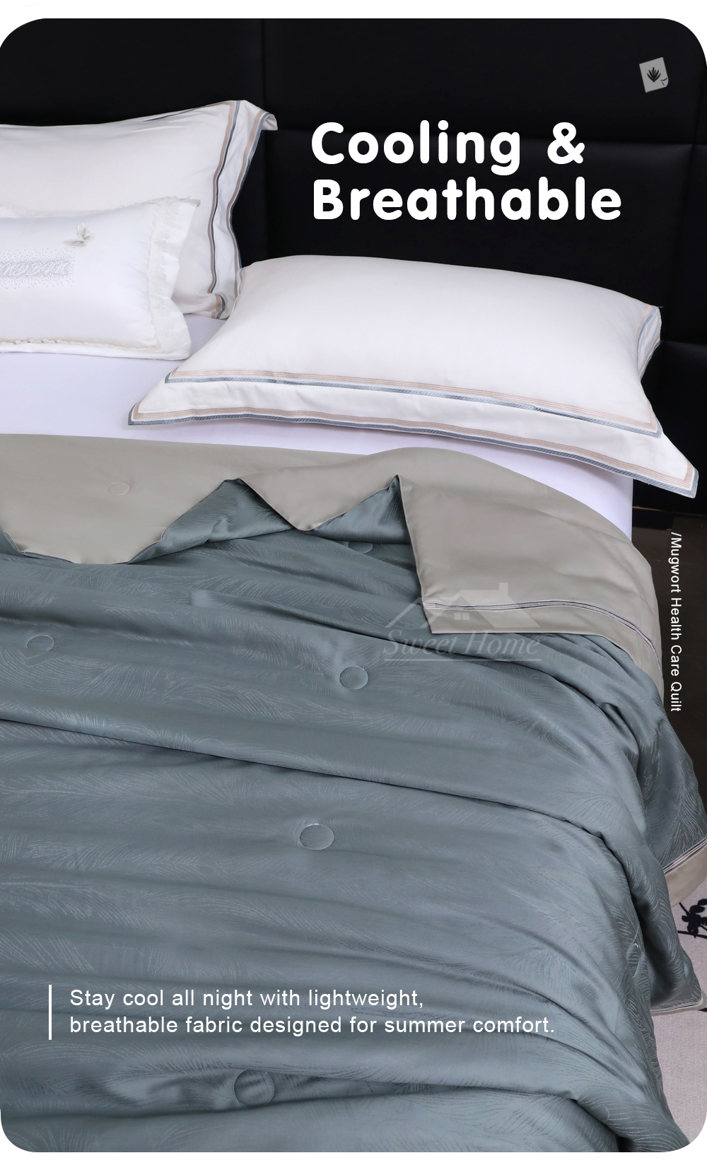 Mugwort Cooling Comfort Quilt-2